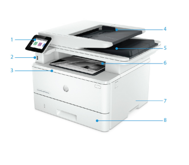 Impressora Série de impressoras HP LaserJet Pro MFP 4103dw/fdw